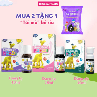 D3 K2 Lineabon bổ sung vitamin d3 cho trẻ sơ sinh, giảm còi xương d2k3, tăng chiều cao - Nhập khẩu c