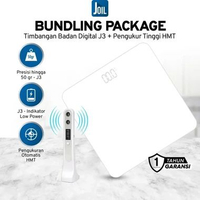 Joil Bundle Timbangan Badan J3 & Alat Pengukur Tinggi Badan