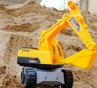 挖掘機玩具 組合套裝超大仿真工程車玩具兒童挖沙工具 女男孩沙灘車