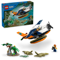【LEGO 樂高】LT60425 城市系列 - 叢林探險家水上飛機