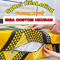 SPREI RESLETING SARUNG KASUR UKURAN LENGKAP BISA COSTOM UKURAN TANPA SARBAN & SARGUL  Sprei resle hu