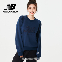 [New Balance]NB衛衣_女性_深藍色_WT23501NGO