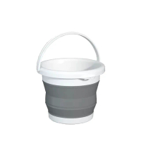 加厚多功能可折疊水桶 戶外垂釣桶(手提水桶 折疊水桶 5L)