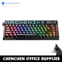 Machenike KT68 Pro Mechanical Keyboard With Screen 68keys TTC Kailh Switch RGB Tri-mode Hot-swap Wireless Game Keyboards For PC