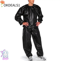 Applicable to Dealshop Sweat Sauna Suit, S-4XL Weight Loss Exercise Suit, Hoodies Anti-Rip Heavy Dut