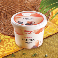 預購 Mingo 泰國明果冰淇淋 100ML迷你冰淇淋共24盒(黃金榴槤/泰式奶茶/芒果騷莎)