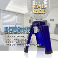 【金德恩】台灣專利製造 2組簡易飲水架4L-8L附2種瓶蓋(居家/烤肉/露營/適用各大廠牌保特瓶)