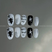 NailBox ChuChu  Tone Trắng Đen Y2K ( ảnh shop tự chụp)