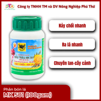 Phân Bón Đầu Trâu MK Cao Cấp 501 30-15-10 hủ 100g