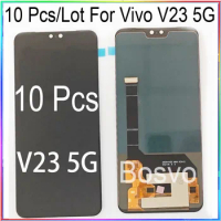 WholeSale 10 Pieces/Lot For Vivo V23 5G LCD Screen Display With Touch Digitizer Assembly