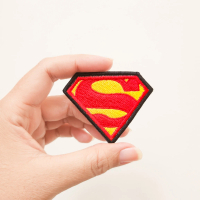 Superhero Patch Bordir Aksesoris Emblem Iron On Superman