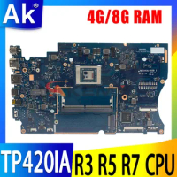 Shenzhen TP420IA Laptop Mainboard For ASUS ExpertBook TP420I Motherboard R3-4300U R5-4500U R7-4700U CPU 4GB / 8GB-RAM