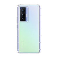 【RedMoon】vivo X70 防摔透明TPU手機軟殼 鏡頭孔增高版