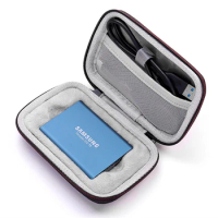 New Carrying Case For Samsung T1 T3 T5 Portable 250GB 500GB 1TB 2TB SSD USB 3.1 External Solid State Drives Storage Travel Bag