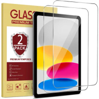 Screen Protector for iPad iPad 10th iPad Pro 2022 iPad 9.7 Air 5 2 3 4 10.9 10.5 2021 Pro 11 12.9 Mini 6 5, Tempered Glass Film