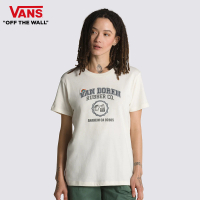 【VANS 官方旗艦】Anaheim Sidewall 女款米白色短袖T恤