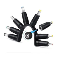 DC5521 Power Cable 5.5x2.1mm Cord with 8 Connectors Support up to 3A Current for Router LED Light Speaker Fan Notebook Dropship