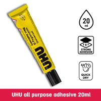 Lem UHU cair serbaguna 20ml lem kertas lem cair lem serbaguna 20 ml lem prakarya lem sekolah UHU All