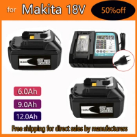 18v battery for makita BL1860 BL1850B BL1850 BL1840 BL1830 makita 18v battery &amp; charger 18v Replacement Power Tool Batteries