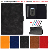 Business Case For Samsung Galaxy Tab A7 10.4 2020 Tablet Case Soft TPU Back Cover Funda for Galaxy Tab A7 SM-T500 Case SM-T505