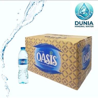 Oasis Still Mineral Water 600ml PET [ Dus isi 24 Botol Plastik ]