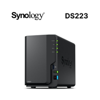 【hd數位3c】Synology DS223【2Bay】Realtek RTD1619B 四核心/2GB D4/G-LAN*1/U3*3【下標前請先詢問 有無庫存】