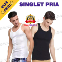 Singlet Pria Dewasa Hitam Putih - Kaos Dalam Pria Nugros Nutex Miatex