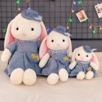 2023 หมอนกอดกระต่ายโกโก้น่ารักตุ๊กตากระต่ายตุ๊กตายัดนุ่นตุ๊กตาผ้าเด็กการ์ตูนนอนกอดตุ๊กตาผู้หญิง