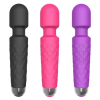 20 Frequency Wireless Dildos AV Vibrator Magic Wand for Women Clitoris Stimulator USB Rechargeable Massager Sex Toys for Adults