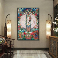 裝飾畫掛畫八方財神畫像觀音釋迦牟尼佛像文殊普薩玄關客廳畫
