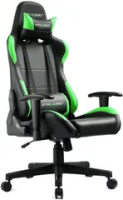 【在庫セール】(GTBEE-GREEN) ひじ掛け付き ランバーサポート ヘッドレスト ゲーム用チェア 事務椅子 パソコンチェア 多機能 リクライニング オフィスチェア 緑 GTRacingゲーミングチェア