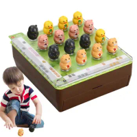 Children Chess Set Animals Crossing Chess Board Educational Chess Board Unique Chess Pieces Game Magnetic Animal Phalanx Chess