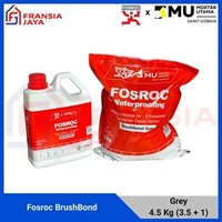 Fosroc Brushbond Grey 4.5 Kg Semen Coating Waterproofing 2 Komponen Kedap Air Mortar Utama