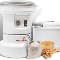 Powerful High Speed Electric Grain Mill Grinder for Healthy Gluten-Free Flours - Grain Grinder Mill, Wheat Grinder, Flour Mill M