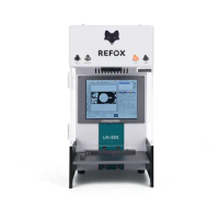Refox LM-80E 3 In 1 Intelligente Laser-markering Machine Voor Iphone 14 Plus Terug Glas Verwijderen Diy Logo Graveermachine