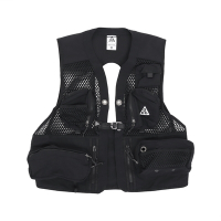 Nike 背心 ACG Buttles Vest 中性款 黑 白 寬鬆 工裝 戰術 戶外 機能 DN3920-010