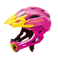 Cratoni C-Maniac  兒童安全帽 粉黃 /單車安全帽/ 頭盔/自行車