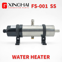Self-Circulating Diesel Generator Water Heater Engine Preheater Electric Water Jacket Heaters Thermostat Genset Parts FS-001