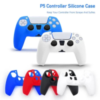 Soft Silicone Protective Cover Case For Playstation 5 PS5 Controller Skin For Sony PS5 Gamepad Joystick Shell Games Accessories