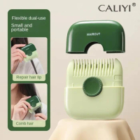 CALIYI 2 in 1 Hair Trimmer Massage Comb Hair Clipper Cutting Portable Hair Styling Tools For Salong Travel Home