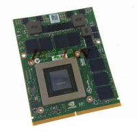 Graphic card 1KJ4N 01KJ4N For Dell Precision M6800 M6700 Quadro K5000M 4GB Video Card N14E-Q5-A2 Tested OK