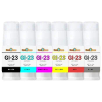 Compatible Canon GI-23 6 Pack (BCMYRG) Ink Cartridge for Canon Pixma G520 G620