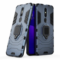 For OPPO F11 Pro Case F11Pro Shockproof Ring Stand Bumper Silicone + PC Phone Cover For Oppo A9 A9X Cases F 11 Pro F11 11pro