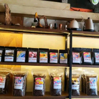 biji kopi blend, Arabika dan robusta Coffee Susu Gula