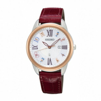 送禮首選★SEIKO LUKIA優雅時分廣告款太陽能鱷魚皮腕錶/SUT370J1/V137-0DC0J SK005 附提袋【全館滿額折價★APP下單點數4倍送】線上購買享_實體門市同步服務