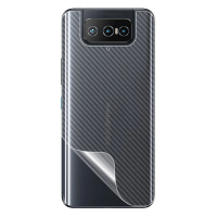 O-one大螢膜PRO ASUS Zenfone 8 Flip 全膠背面保護貼 手機保護貼-CARBON款