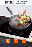 HETCH HETCH 2-In-1 Induction + Ceramic Cooker (3000W) IFC-1706-HC