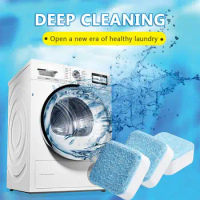Washing Machine Cleaner Washer Cleaning Detergent Household Laundry Soap Detergent Effervescent Tablet Deep Cleaning Tablet