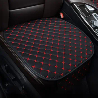 Napa Leather Car Seat Cover Front Rear Back Cushion Protection Pad Mat Backrest Seat Cushion Four Seasons General