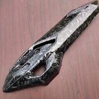 tameng knalpot carbon Vario 125/150 2015-2017 Forged hitam
